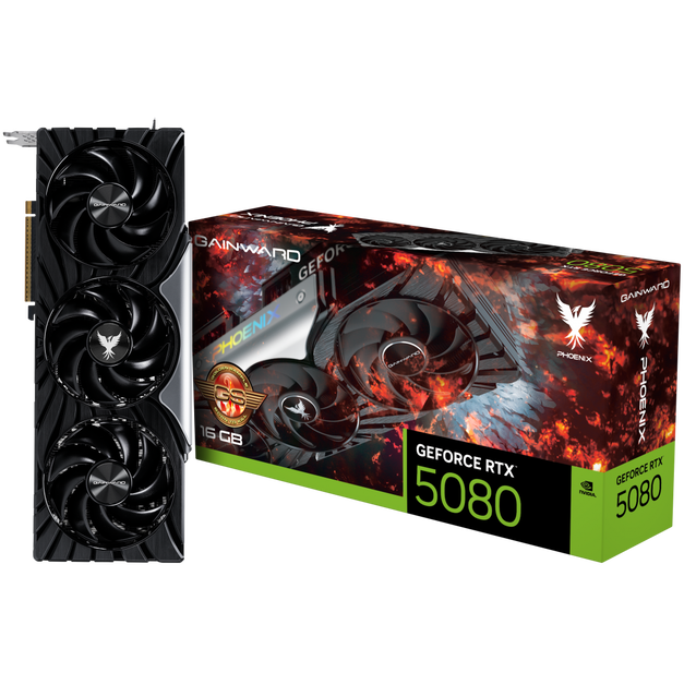 Placa Video GeForce RTX 5080 Phoenix GS 16384MB GDDR7