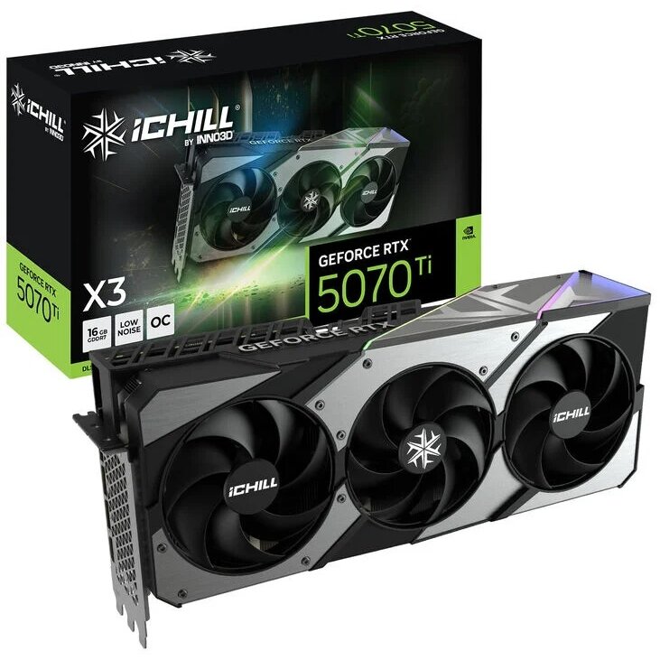 Placa Video GeForce RTX 5070 Ti iChill X3 16384MB GDDR7