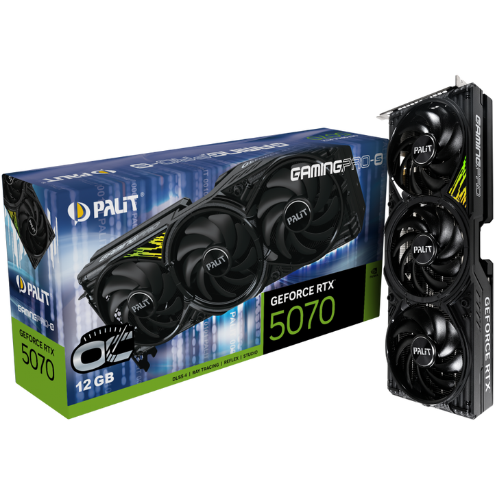 Placa Video GeForce RTX 5070 GamingPro-S OC 12288MB GDDR7