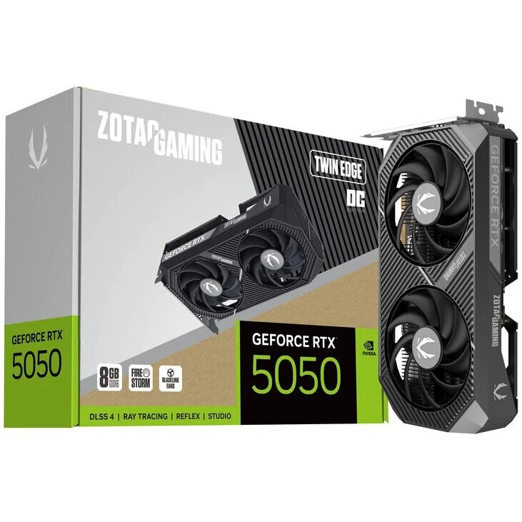 Placa Video GAMING GeForce RTX 5050 Twin Edge OC 8192MB GDDR6