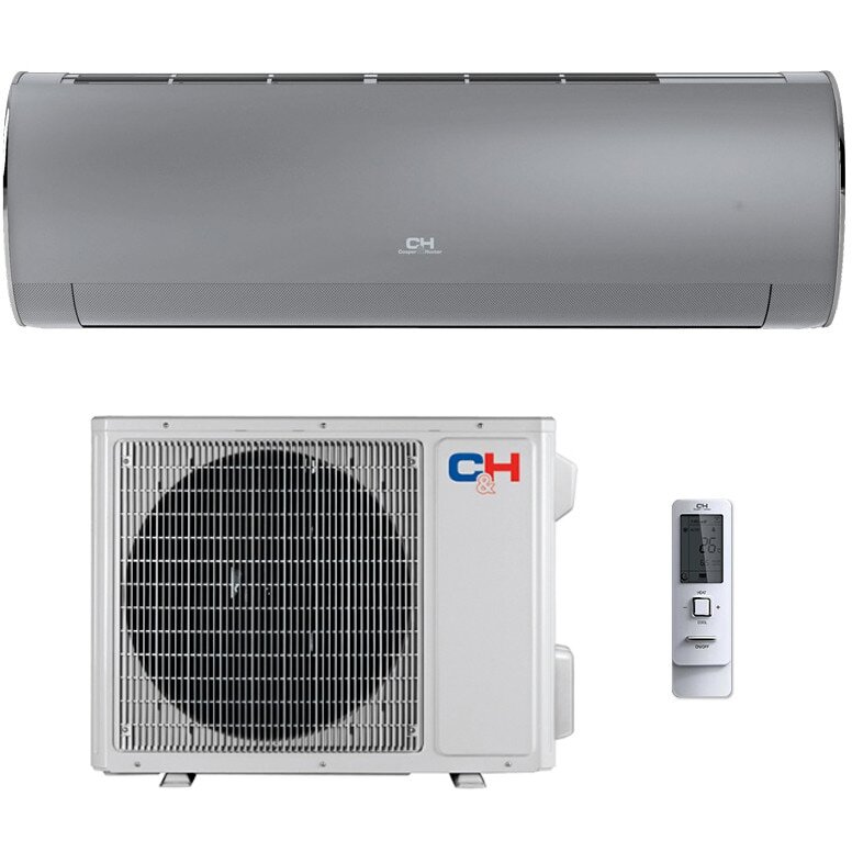 Aparat aer conditionat Daytona CH-S24FTXD-SC Inverter 24000BTU Clasa A+++/A++ Wi-Fi Argintiu