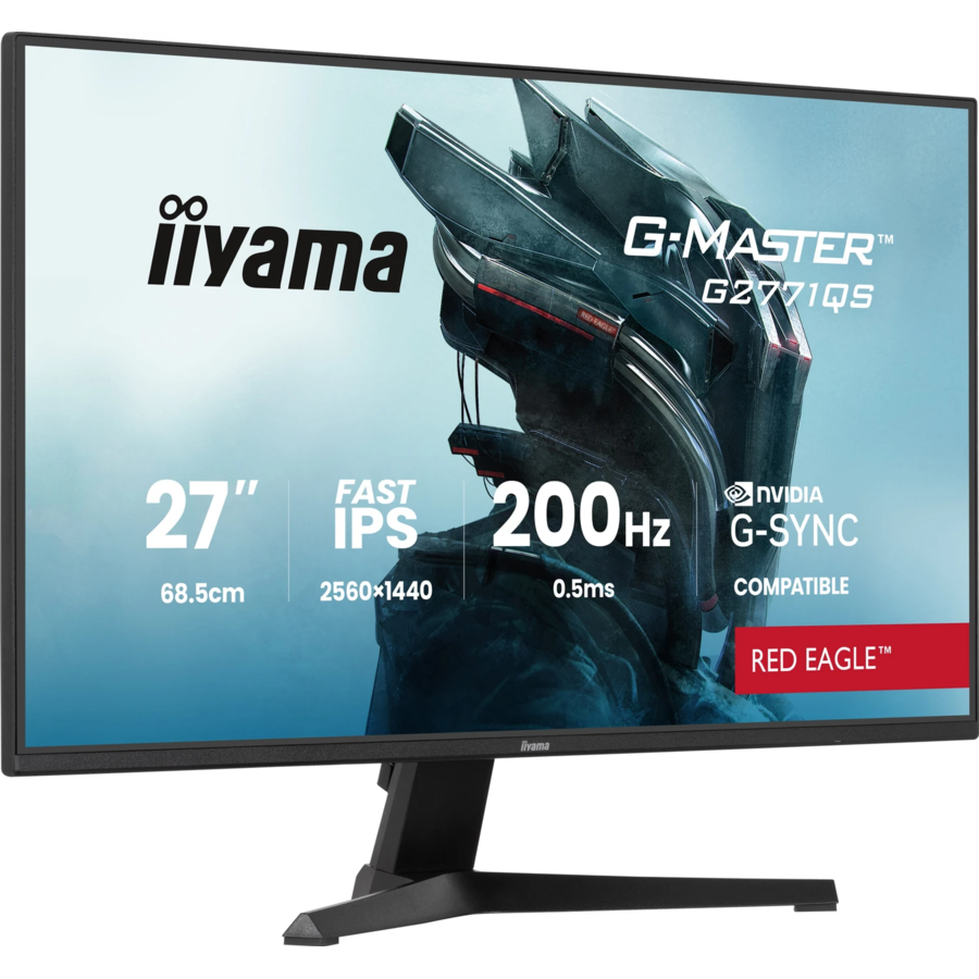 Monitor Iiyama G-Master 27inch WQHD Black — imaginea 2
