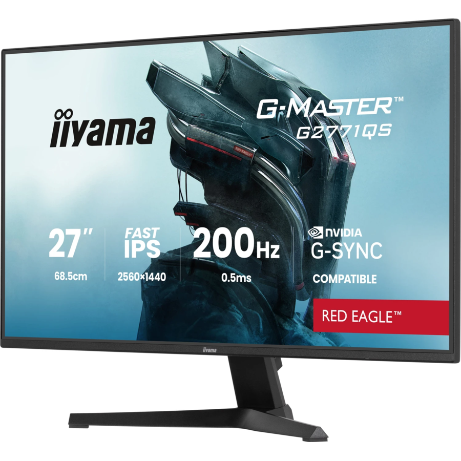 Monitor Iiyama G-Master 27inch WQHD Black — imaginea 3