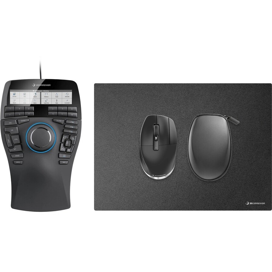 Set SpaceMouse Enterprise Kit 2 (SpaceMouse Enterprise + CadMouse Pro Wireless + CadMouse Pad) Negru