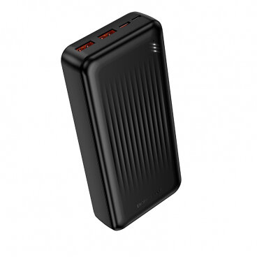 Baterie Externa BJ79 Clever 10000mAh 10W 1 x Lightning - 1 x USB-A - 1 x USB-C Negru