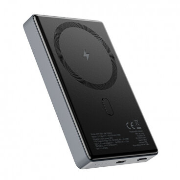 Baterie Externa Wireless APB-300 10000mAh 20W PD + FQI 1 x QI - 1 x USB-C Gri