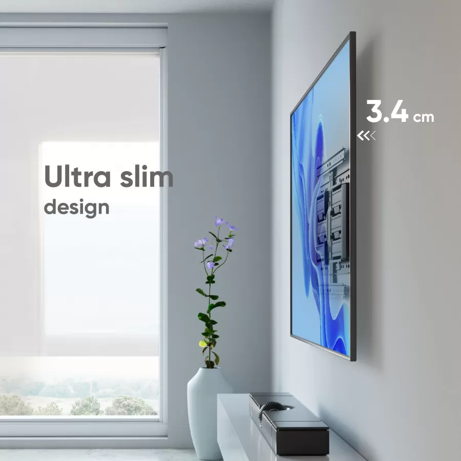 Suport de Perete Onkron SM6L-B pentru Televizor 32-90Inch Max 50KG Negru — imaginea 4