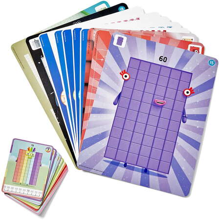 Set Activitati Hand2Mind MathLink Cubes Numberblocks Eroii cu Zero