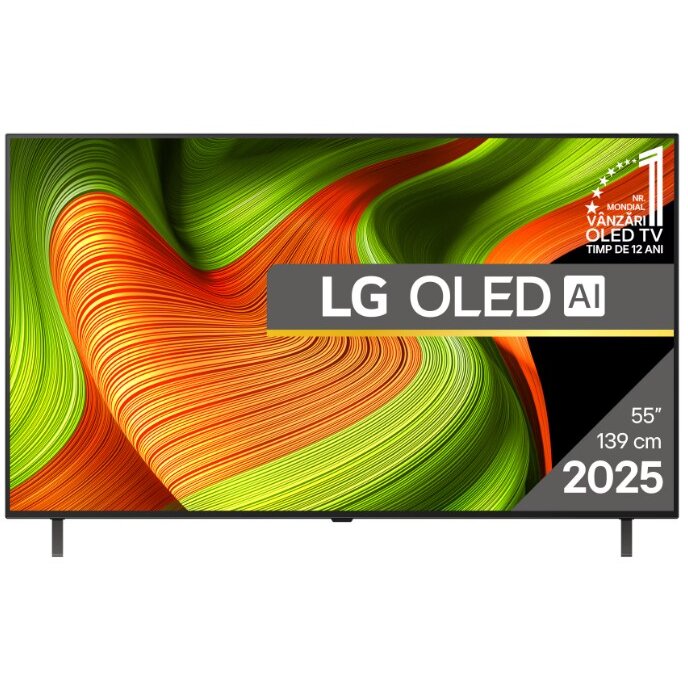 Televizor OLED55B53LA.AEU OLED 55Inch Smart 139Cm 4K Ultra HD Clasa F Negru