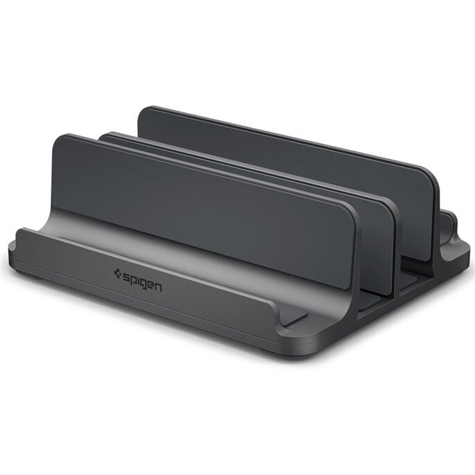 Vertical Laptop Stand LD208S4, 110 × 135 × 45 mm, Gri