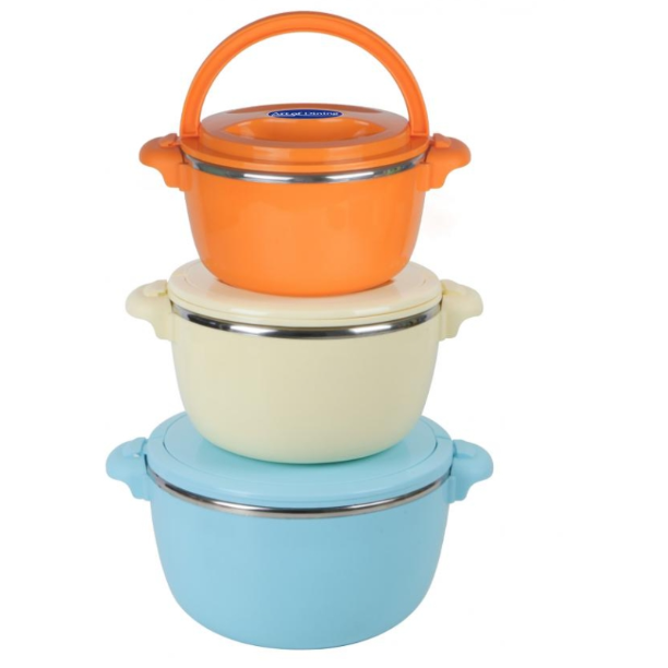 Set 3 Caserole Termice 2+4+6L Belly Blue