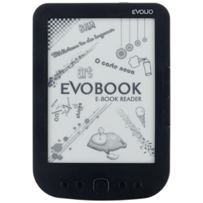 eBook reader Evobook 3 Monocrom E-ink 6inch Negru