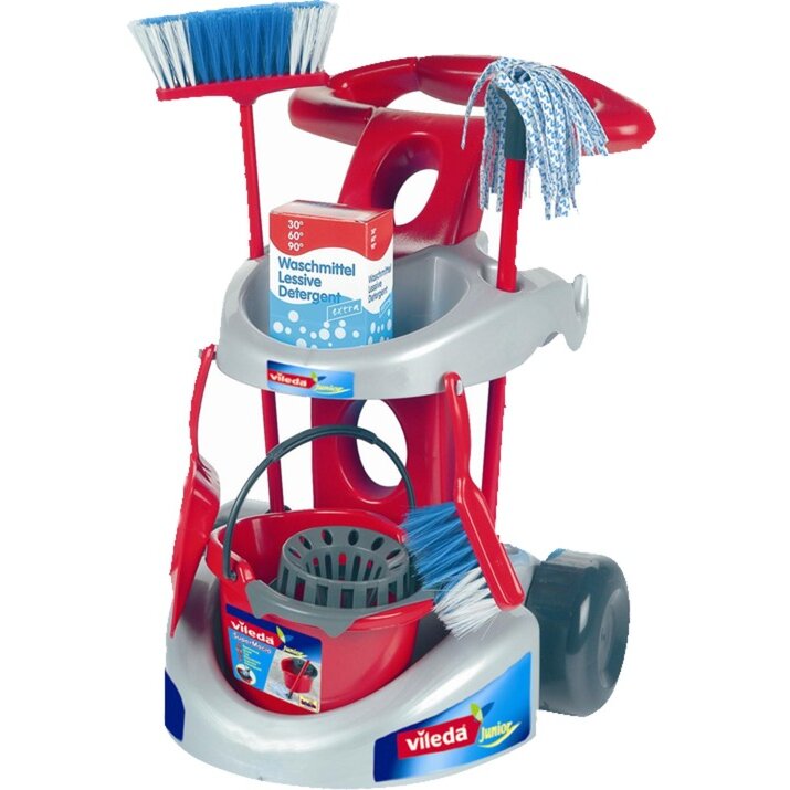 Jucarie 6721 Carucior de Maturi cu Accesorii 3+ Ani Rosu-Gri