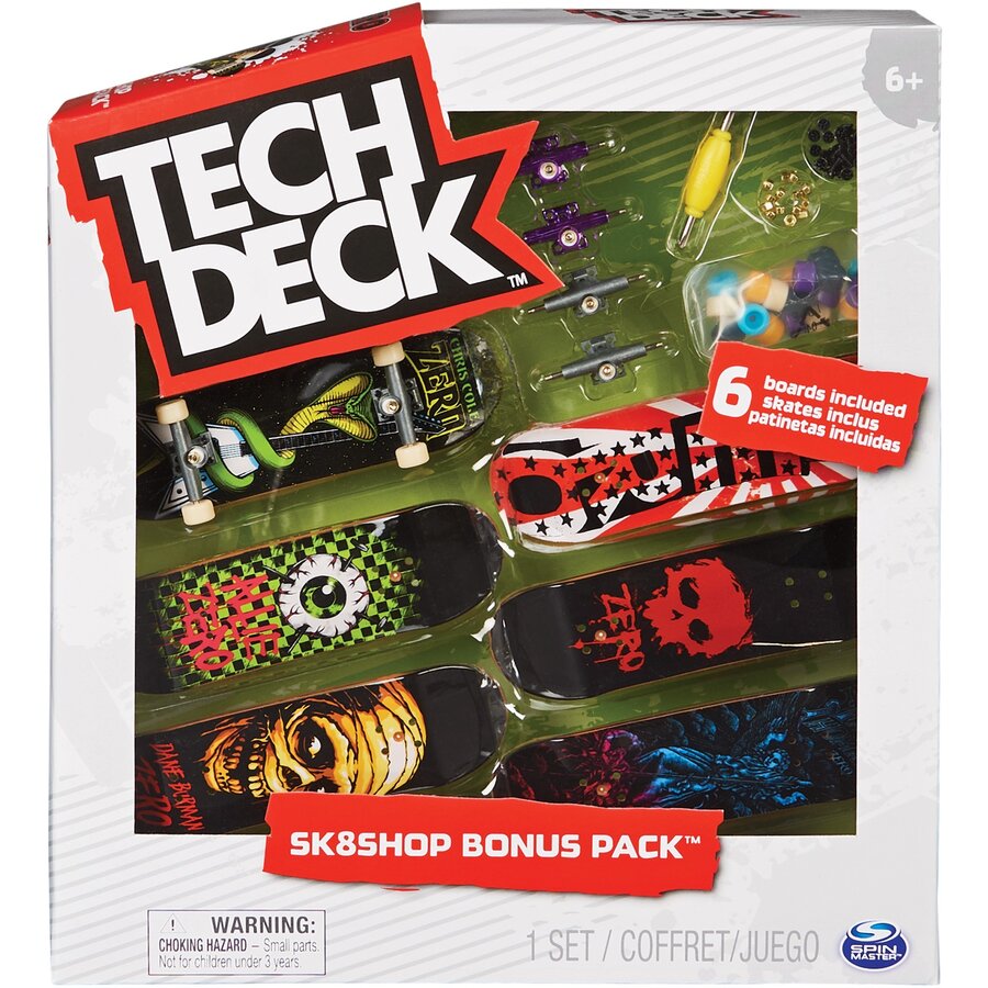Spin Master Tech Deck - Sk8te Shop Bonus Pack, Toy Vehicle (Multicolored)