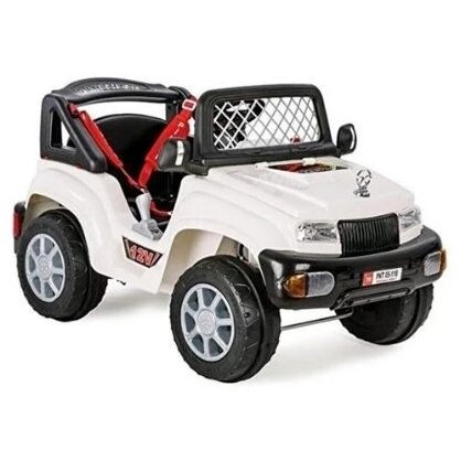 Mașina Electrica Pilsan Panther Viteza 7Km/h Acumulator 12V Varsta 3 Ani+ Alb