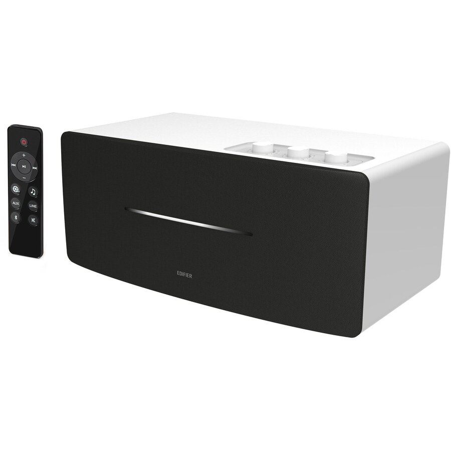 Boxa D12 Conectare cu Fir sau Bluetooth 5.0 RMS 70W Alb