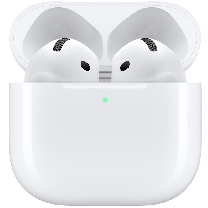 Casti Bluetooth AirPods 4 USB-C Alb