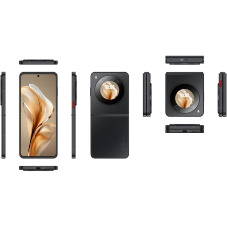 Telefon mobil NUBIA Flip 256GB 8GB RAM Dual Sim 5G Cosmic Black