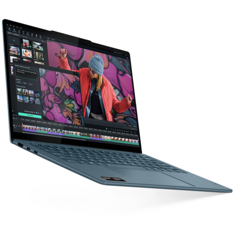 Laptop  Yoga Slim 7 14AKP10 Copilot+ PC AMD Ryzen AI 5 340 Laptop 35.6 cm (14) WUXGA 16 GB LPDDR5x-SDRAM 512 GB SSD Wi-Fi 7 (802.11be) Windows 11 Home Teal - imagine 2