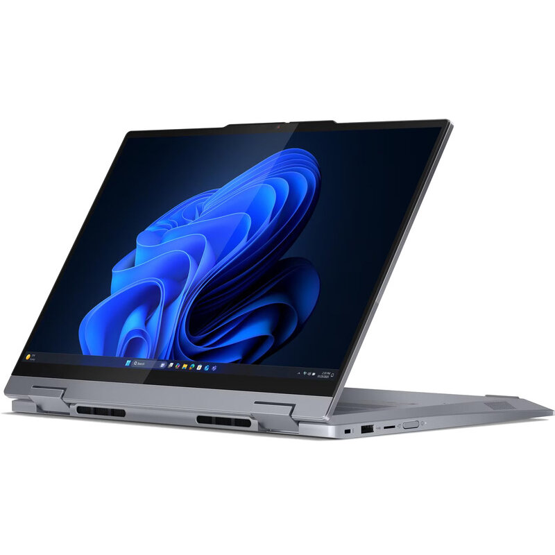 Laptop  ThinkBook 14 2-in-1 Gen 5 IAU Touch 14 WUXGA ULT5-225U/16GB/512GB/Intel Graphics/WIN11 Pro/Nordic Backlit kbd/Grey/FP/2Y Warranty - imagine 2