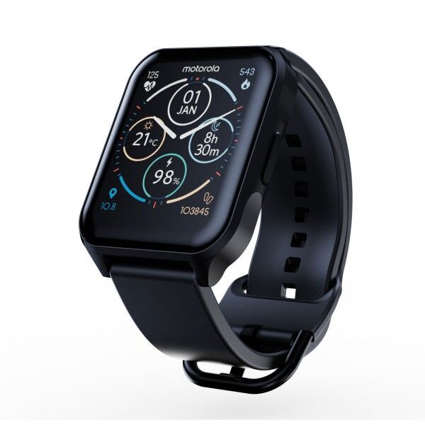 Smartwatch MotoWatch 70 Ecran LCD 1.69Inch Bluetooth IP67 Phantom Black