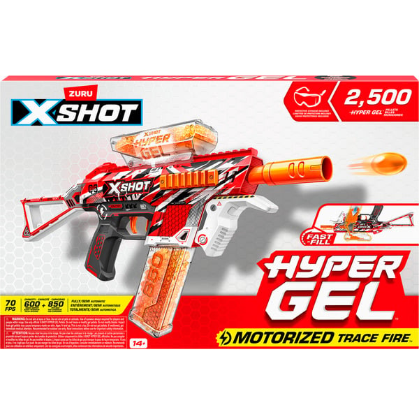 Jucarie XSHOT  Blaster Trace Fire 2500 Bile cu Gel Varsta +14 Ani