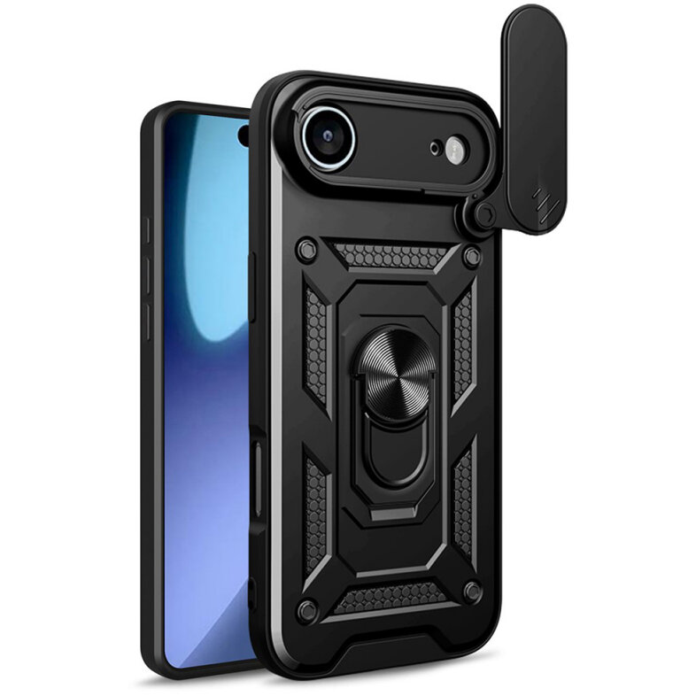 Husa Techsuit pentru Apple iPhone 17 Air Neagră
