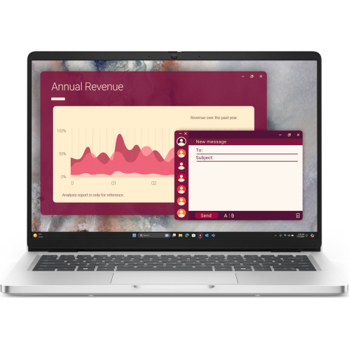 Laptop Pro FHD+ 14 inch Intel Core Ultra 5 235U 16GB 512GB SSD Windows 11 Pro Platinum Silver