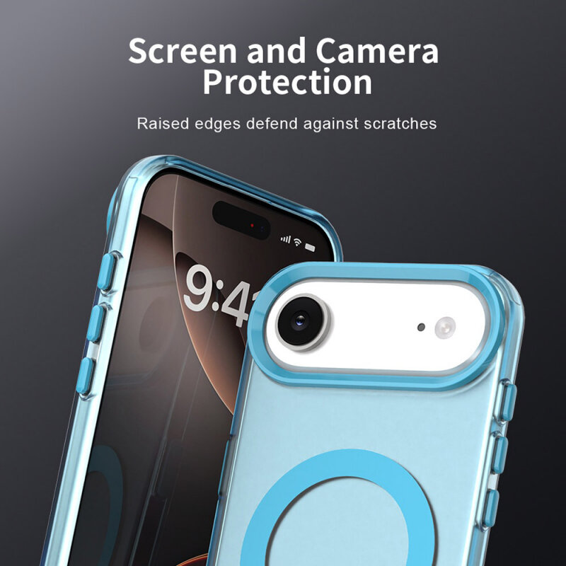 Husa Techsuit pentru Apple iPhone 17 Air Albastră — imaginea 2