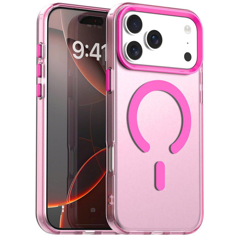 Husa Techsuit pentru Apple iPhone 17 Pro Max Roz