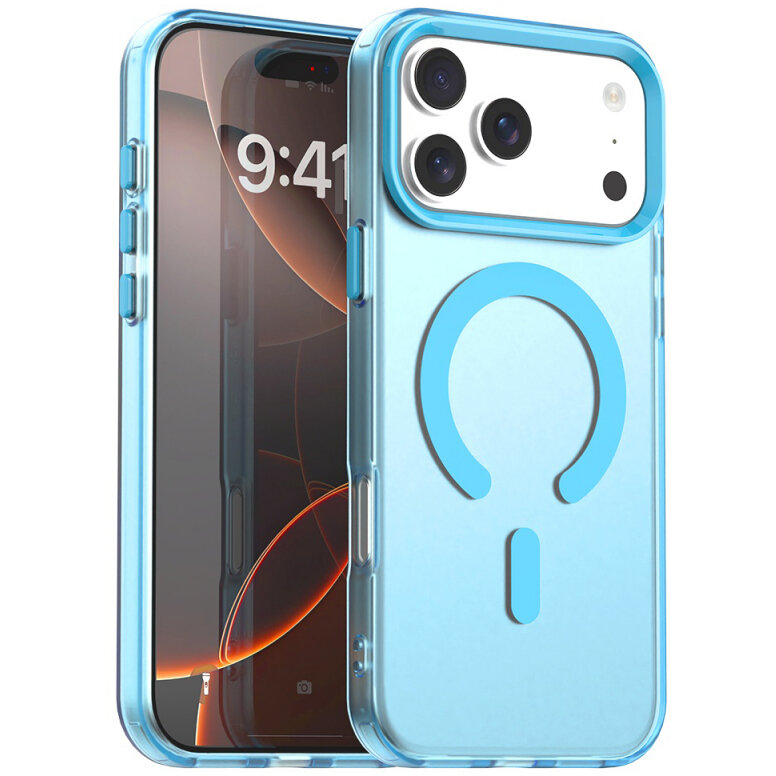 Husa Techsuit pentru Apple iPhone 17 Pro Albastră