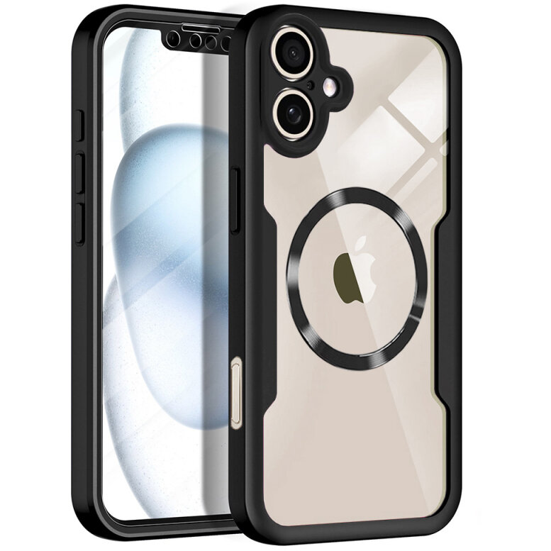 Husa Techsuit pentru Apple iPhone 17 Neagră