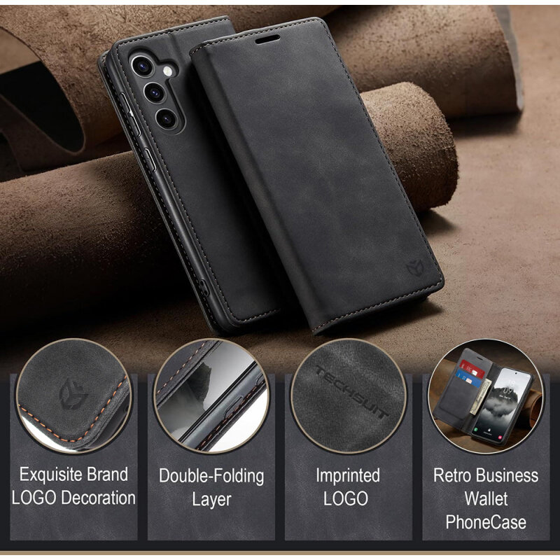 Husa Techsuit pentru Apple iPhone 17 Air Neagră — imaginea 3