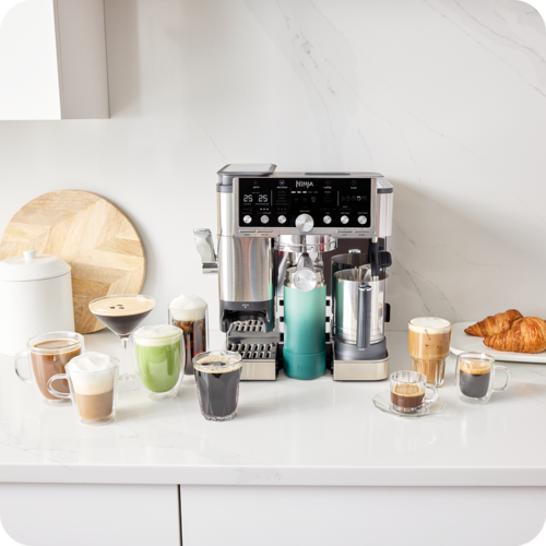 Espressor 3 în 1 Ninja Luxe Café Pro ES701EU, 1650W, 15 bar, 250 g, 2 l, Barista Assist, 5 setări de spumă, 9 tipuri de espresso — imaginea 4