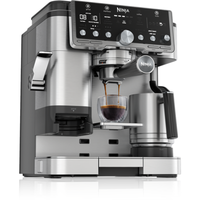 Espressor 3 în 1 Ninja Luxe Café Pro ES701EU, 1650W, 15 bar, 250 g, 2 l, Barista Assist, 5 setări de spumă, 9 tipuri de espresso — imaginea 3