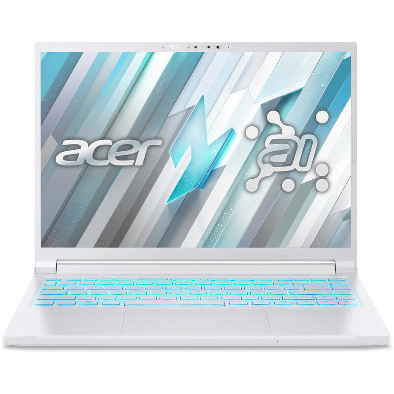 Laptop Nitro V14 FHD 14.5 inch AMD Ryzen AI 7 350 16GB 1TB SSD RTX 5050 Windows 11 Pro Pearl White