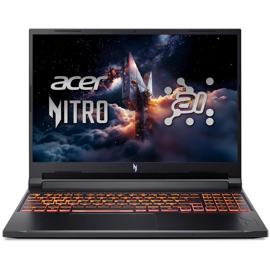 Laptop Nitro V 16 AI WUXGA 16 inch AMD Ryzen AI 5 340 16GB 1TB SSD RTX 3050 Free Dos Black