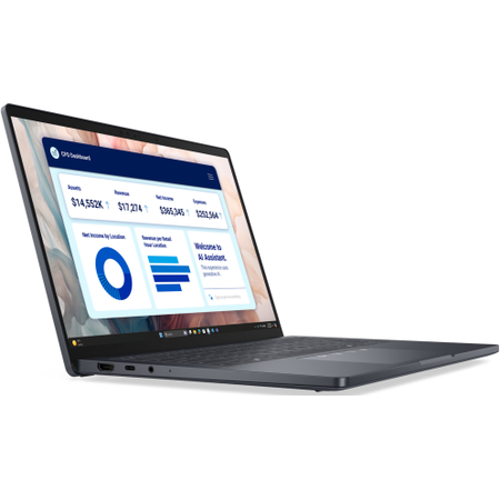 Laptop Dell Pro 14 Premium FHD+ 14 inch Intel Core Ultra 7 266V 16GB 1TB SSD Windows 11 Pro Magnetite