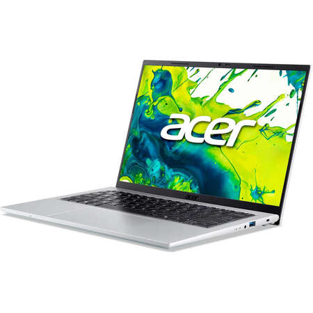 Laptop Acer Aspire Go 14 WUXGA 14 inch Intel Core 5 150U 16GB 512GB SSD Free Dos Pure Silver