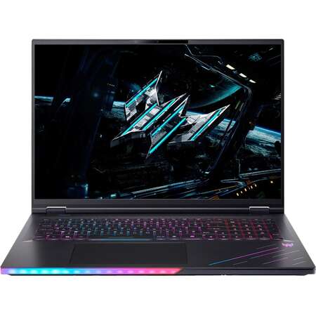 Laptop Acer Gaming 18inch Predator Helios 18 AI PH18-73 Intel Core Ultra 9 275HX 128GB 1TB + 2TB + 1TB SSD GeForce RTX 5080 16GB Windows 11 Pro Abyssal Blac