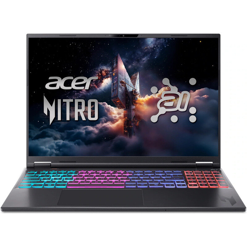 Laptop Nitro 16S AI WUXGA 16 inch AMD Ryzen AI 7 350 16GB 1TB SSD RTX 5060 Free Dos Obsidian Black