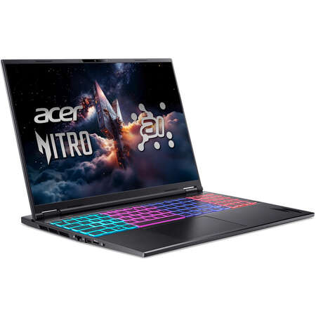 Laptop Acer Nitro 16S AI WUXGA 16 inch AMD Ryzen AI 7 350 16GB 1TB SSD RTX 5060 Free Dos Obsidian Black