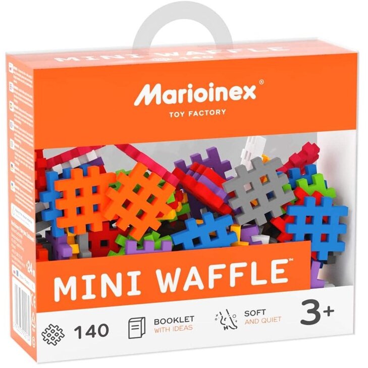 Set Constructie Mini Waffle 140 Piese 3+ Ani