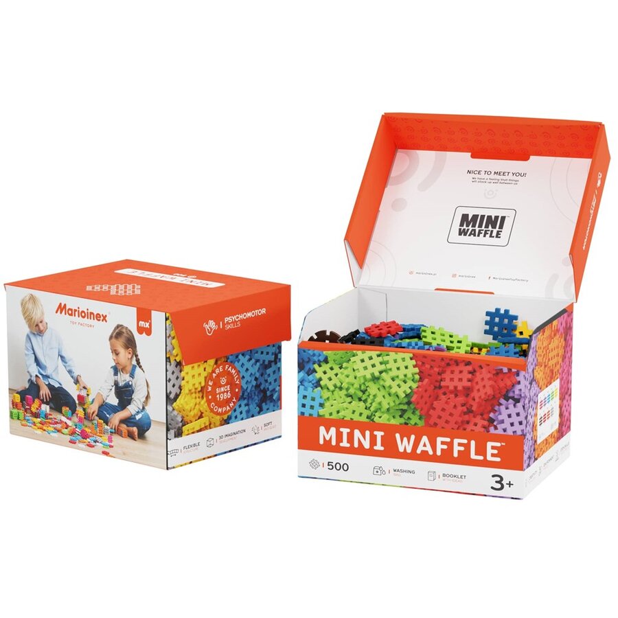 Set Constructie Mini Waffle 500 Piese 3+ Ani