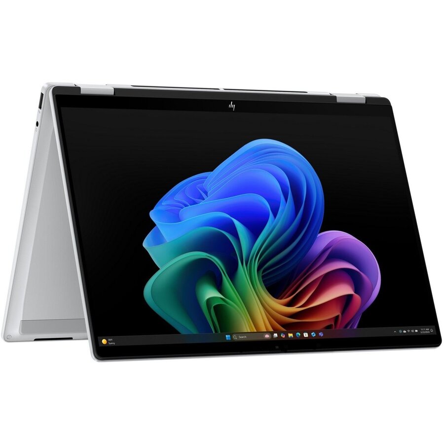 Laptop OmniBook X Flip 2-in-1 NG AI 3K 14 inch Intel Core Ultra 5 226V 16GB 1TB SSD Windows 11 Home Glacier Silver