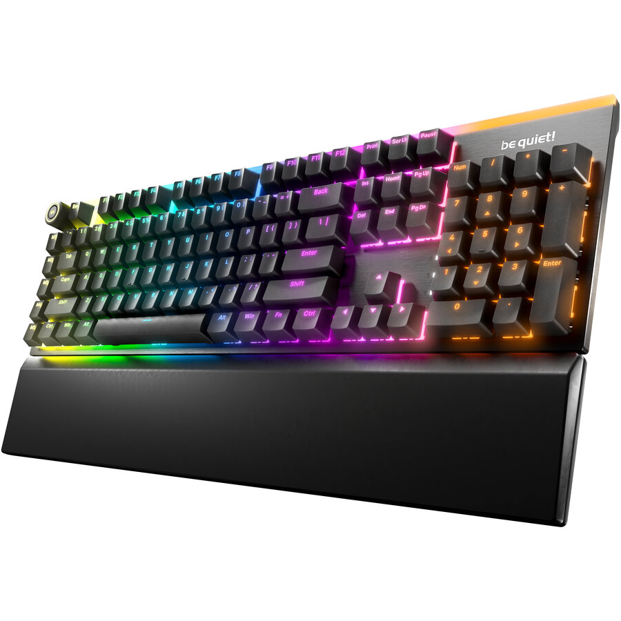 Tastatura Mecanica Modulara Light Mount Silent Linear (BT003US) USB 2.0 Palmrest Iluminare RGB US ANSI Negru