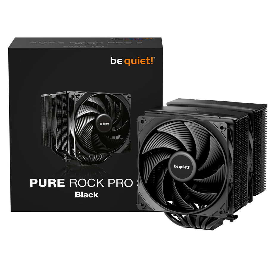 Cooler Procesor PURE ROCK PRO 3 (BK042) Racire cu Aer 2 Ventilatoare 120MM Negru