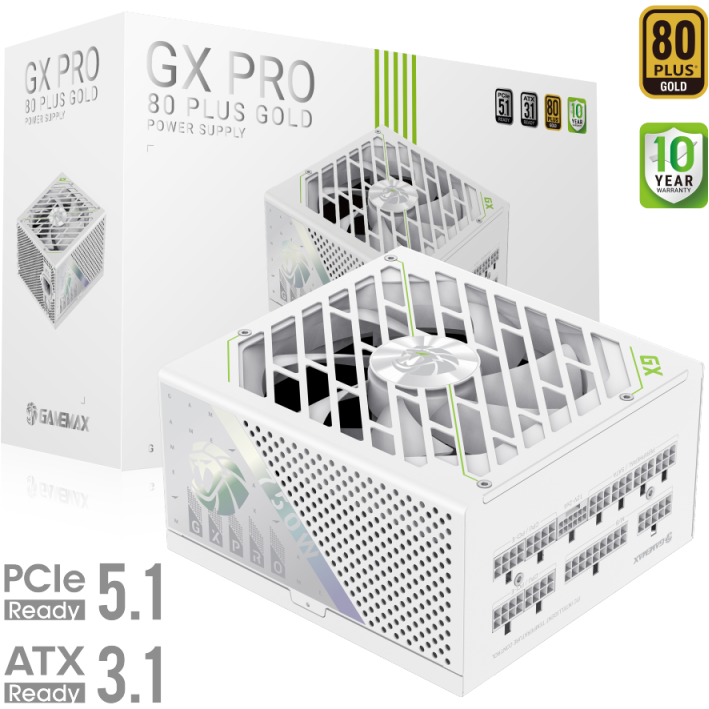 Sursa PC GX PRO 750G 80 Plus Gold 750W Alb