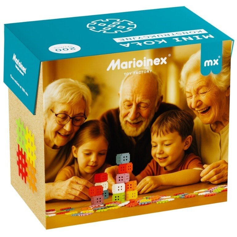 Set Constructie Mini Waffle Senior Set 200 Piese