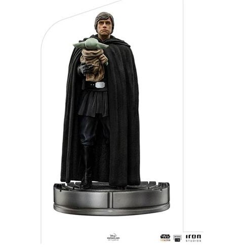 Figurina IRON STUDIOS Luke Skywalker și Grogu The Mandalorian Art Scale 1/10 Star Wars